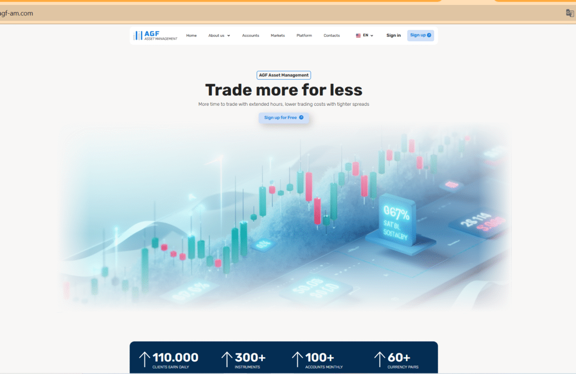 AGF Asset Management - Отзывы, Мошеннический брокер 2025