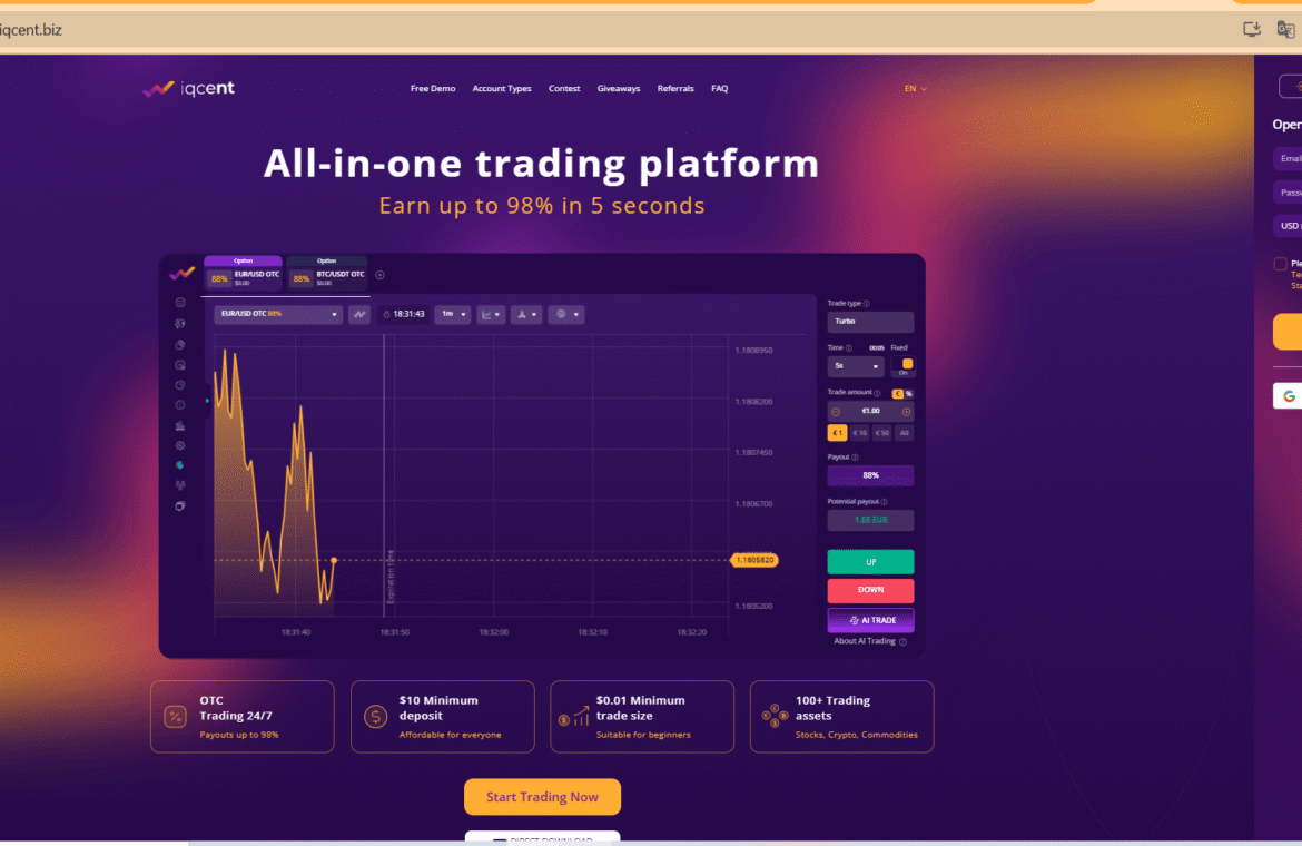 Iqcent - Отзывы, Обзор СКАМ-проекта и мнение эксперта