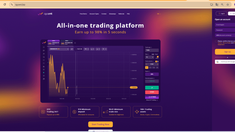 Iqcent — Отзывы, Обзор СКАМ-проекта и мнение эксперта